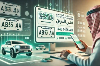 استبدال لوحات المركبات عبر أبشر بخطوات إلكترونية سهلة 1 Absher vehicle plate replacement Saudi Arabia