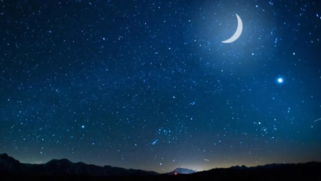 crescent moon islamic calendar