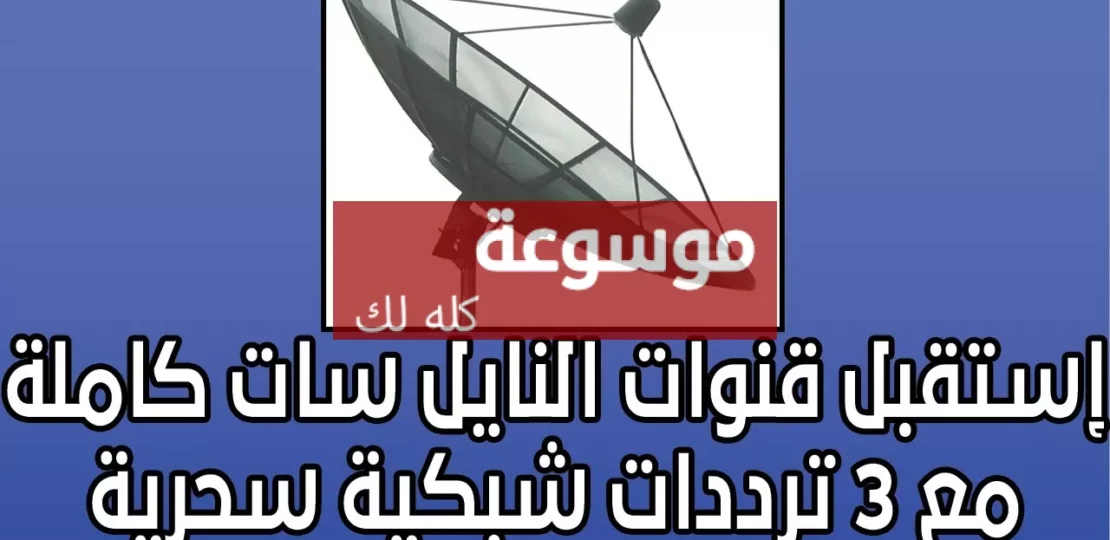 التردد الشبكي الشامل لنايل سات 2026.. حمّل جميع القنوات بضغطة واحدة بسهولة 1 d8a7d984d8aad8b1d8afd8af d8a7d984d8b4d8a8d983d98a d8a7d984d8b4d8a7d985d984 d984d986d8a7d98ad984 d8b3d8a7d8aa 2026 d8add985d991d984 d8ac
