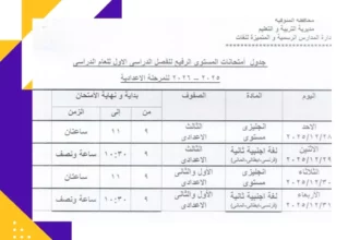نتيجة الشهادة الإعدادية الترم الأول 2026 وخطوات الاستعلام 8 Egypt preparatory exam results
