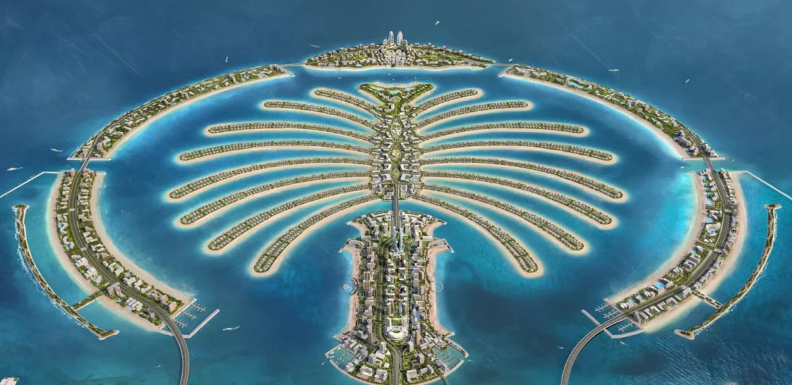 مشروع نخلة جبل علي يعيد رسم مستقبل الساحل الاقتصادي في دبي 1 Jebel Ali Palm Dubai project