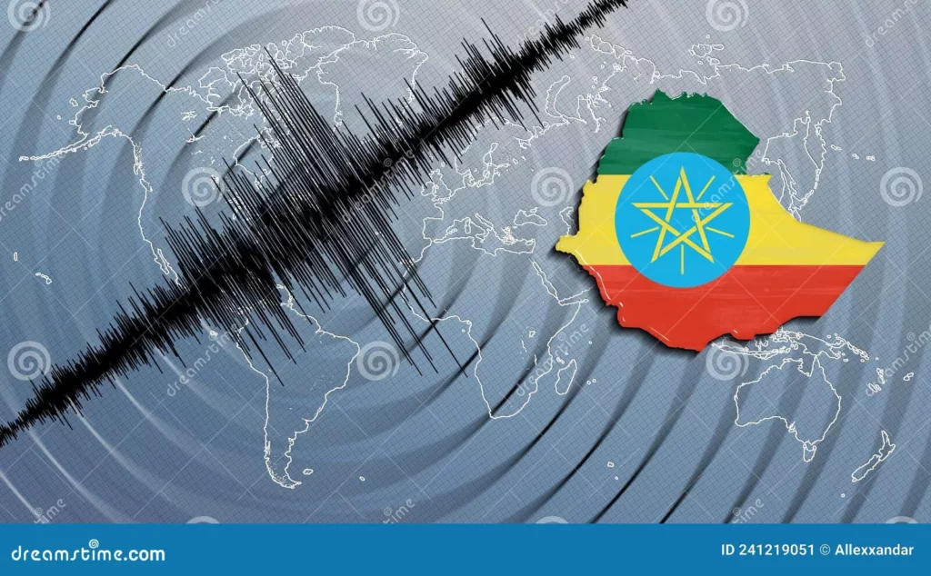 seismic activity earthquake ethiopia map richter scale 241219051