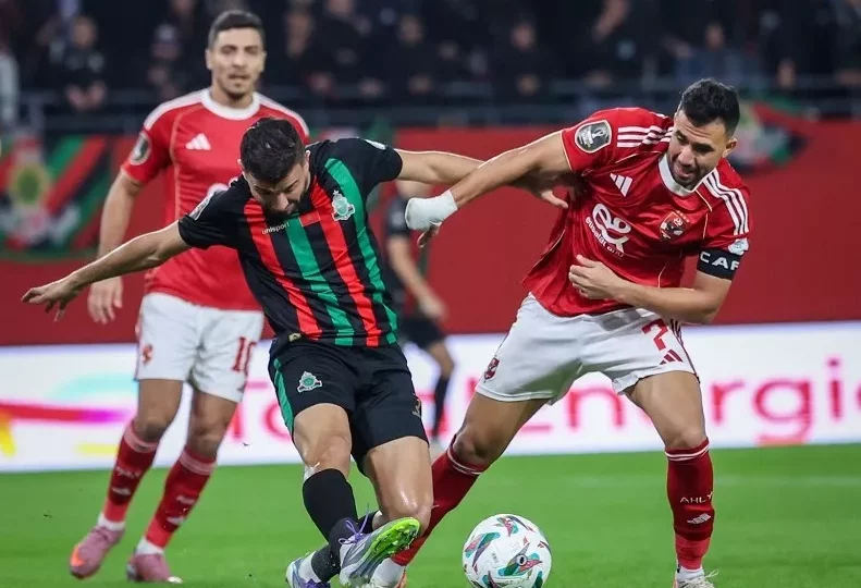 موعد مباراة الأهلي والجيش الملكي في أبطال أفريقيا 1 Cairo Stadium football match night