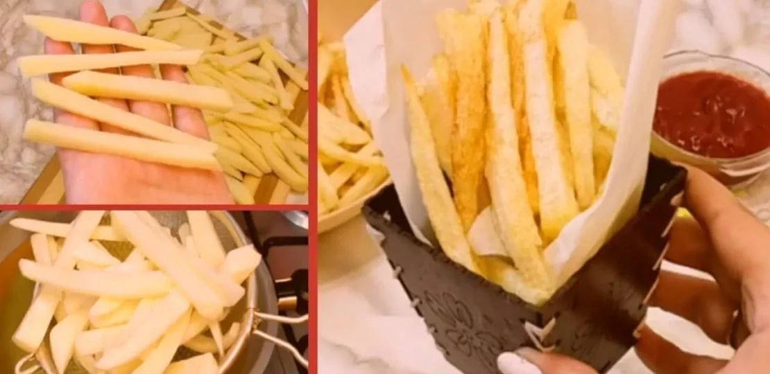 عمل البطاطس بدون زيت بطريقة صحية ومقرمشة 1 crispy oil free baked fries