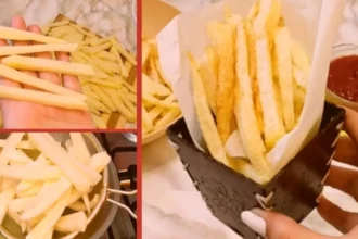 عمل البطاطس بدون زيت بطريقة صحية ومقرمشة 1 crispy oil free baked fries