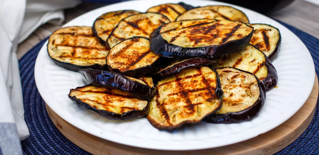 طريقة عمل الباذنجان المقلي بدون زيت بطعم مقرمش 1 crispy oil free eggplant slices