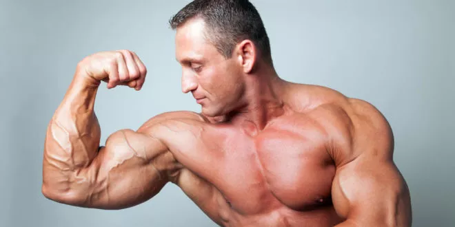 elderly person drinking mineral water and maintaining muscle health concept