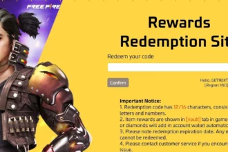 رابط استبدال أكواد فري فاير 2026 للحصول على جوائز مجانية 1 Free Fire redeem codes reward screen