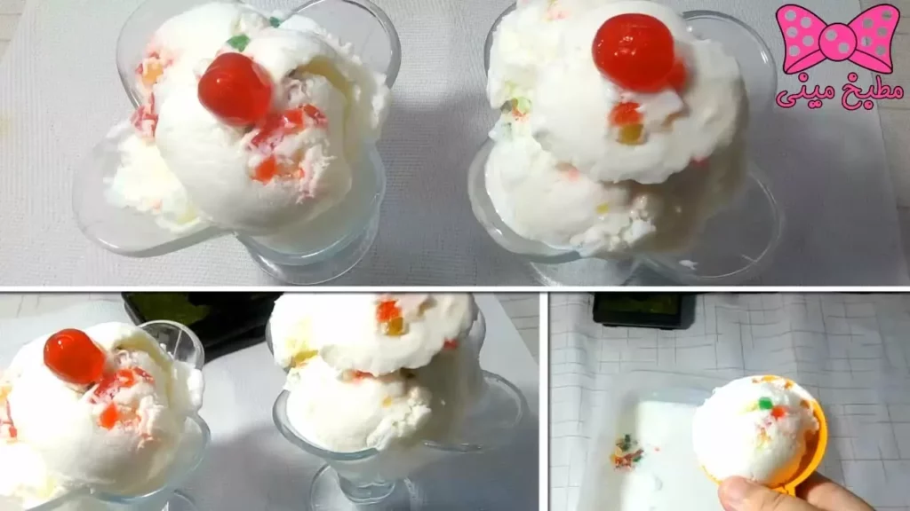 homemade ice cream bowl