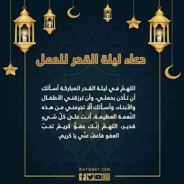 Laylat al Qadr prayer Ramadan night