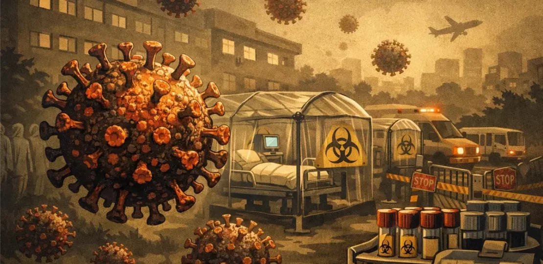 فيروس نيباه تحت السيطرة.. ماذا يعني إعلان الصين خلوها من العدوى 1 nipah virus medical illustration