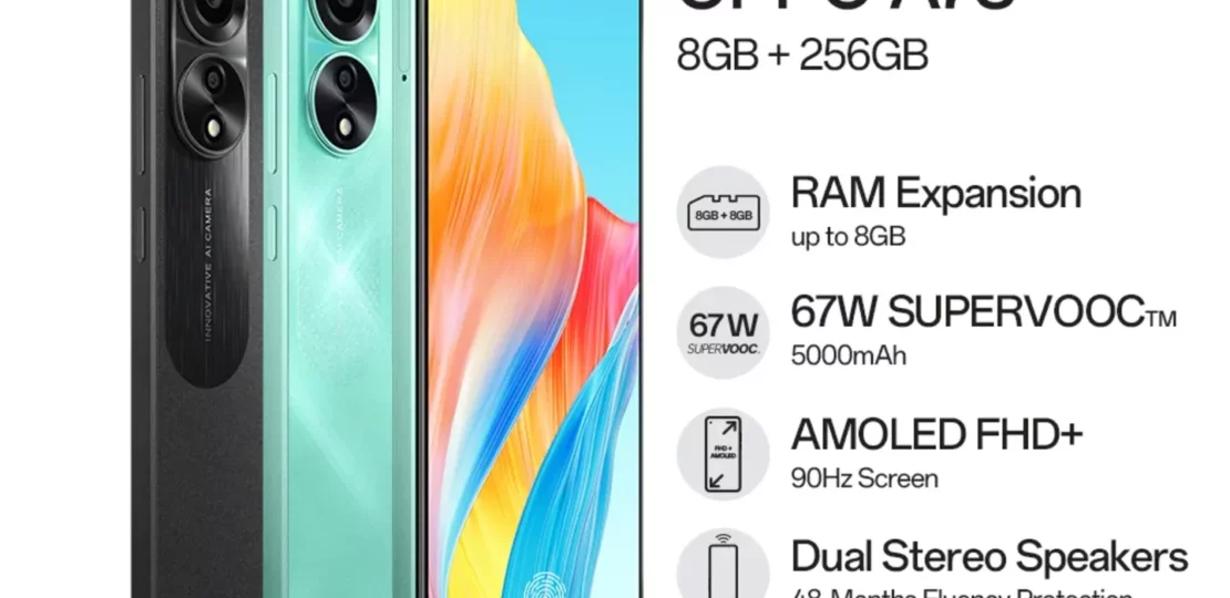 مواصفات Oppo A78 وسعره في الأسواق العربية 1 Oppo A78 smartphone black