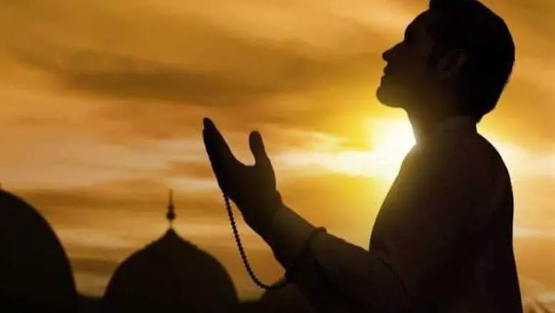 person praying to God for relief from distress and anxiety