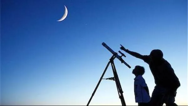 Ramadan crescent moon sighting sky