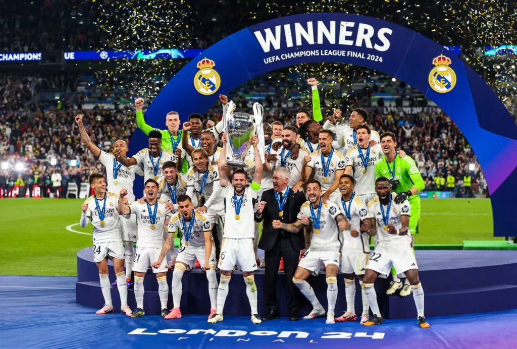 Real Madrid vs Valencia match celebration