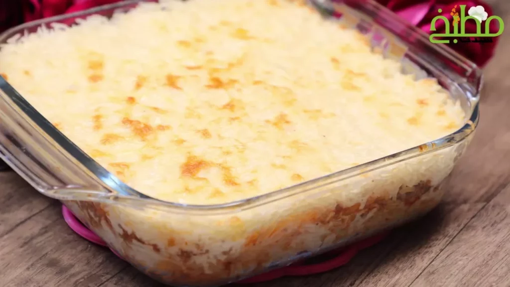 rice bechamel oven dish
