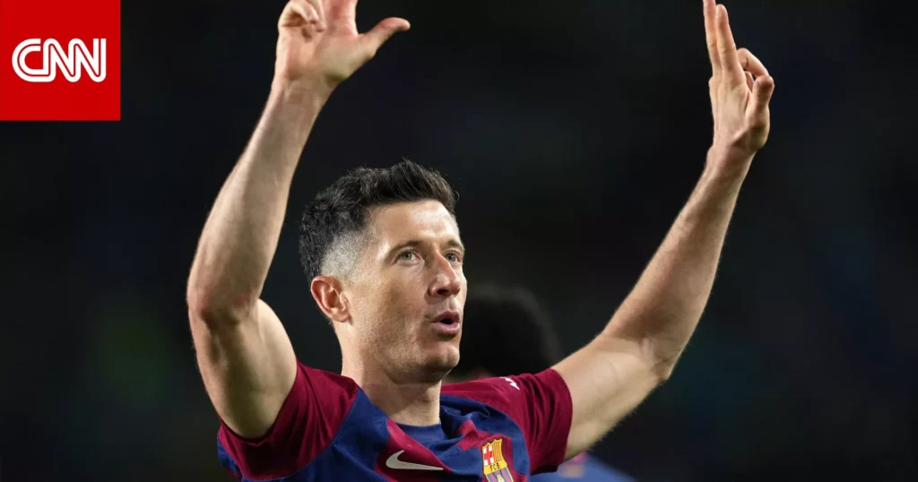 Robert Lewandowski Barcelona stadium