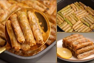 لف المحشي بالفنجان.. حيلة سريعة لنتيجة مرتبة 2 stuffed grape leaves rolling kitchen cup hack