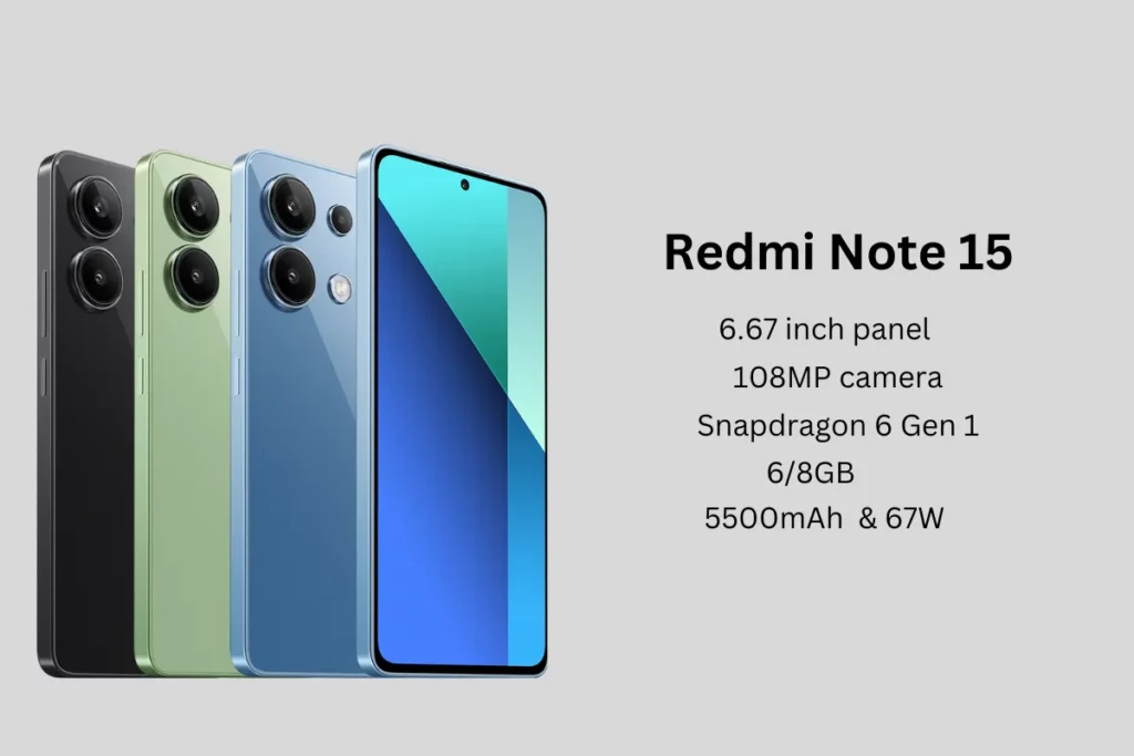 Xiaomi Redmi Note 15 smartphone