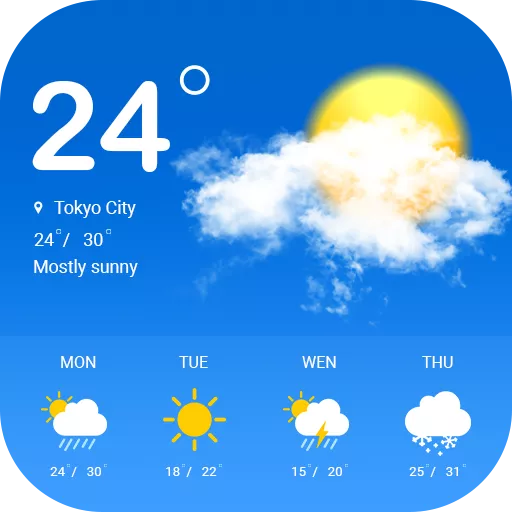 تطبيق الطقس أندرويد