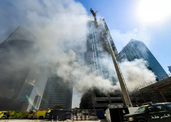 حريق برج العرب