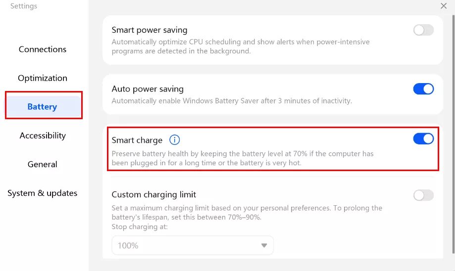 ميزة الشحن الذكي من جوجل