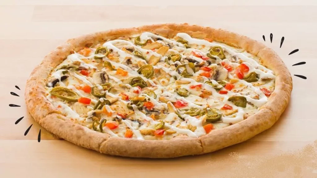 طريقة عمل بيتزا تشيكن رانش
